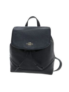 Coach Elle Black Leather Backpack -Medium